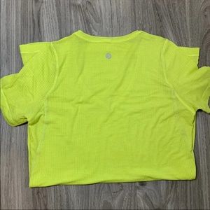 Lululemon Lime Green V Neck